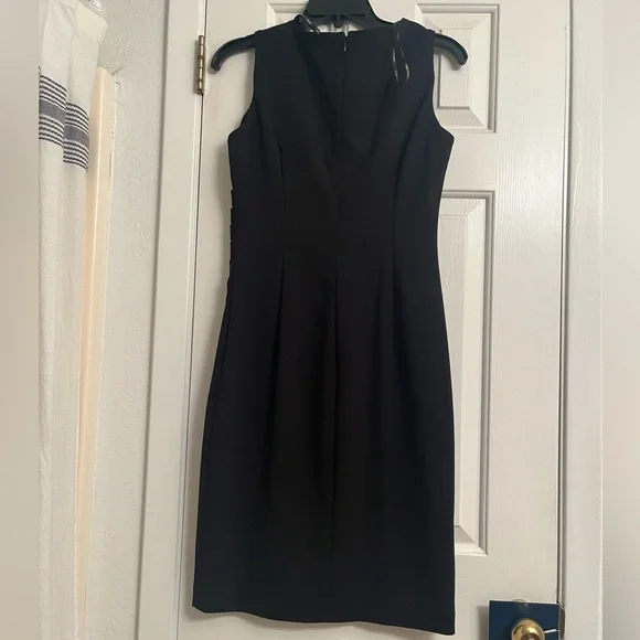Calvin Klein black zip-up formal dress - Picture 3 of 3